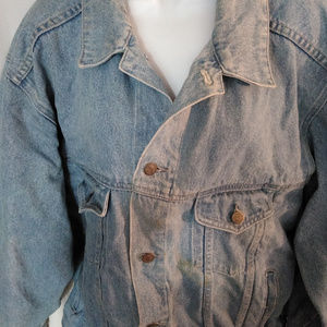 MA163 Pepsi Jean Jacket sz L